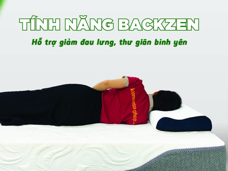 Nệm Foam D’Venic Cool dùng công nghệ BackZen